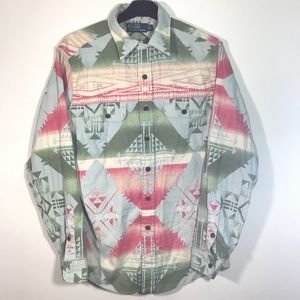 Polo Ralph Lauren size large Aztec print